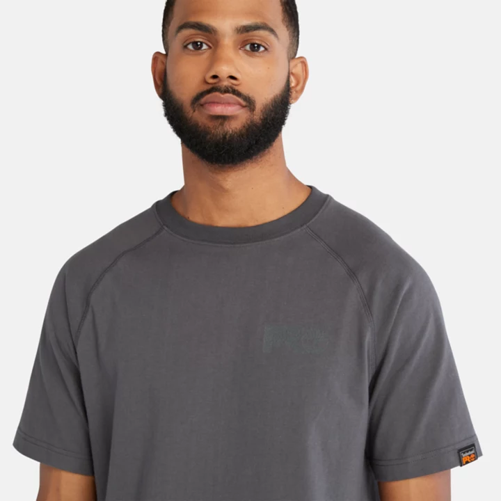 Timberland PRO Core Reflective Logo T-Shirt for Men in Dark Grey