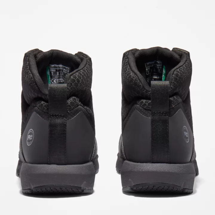 Radius Alloy-Toe Work Boot for Men in Black