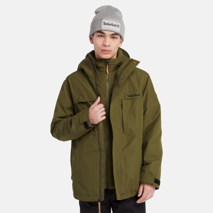 Benton Waterproof 3-in-1 Jacket for Men in Green