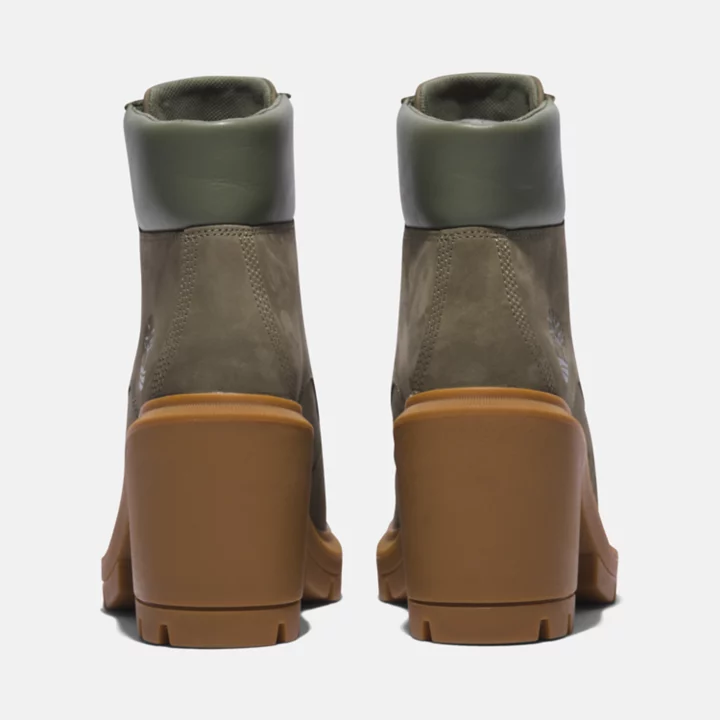 Allington Height Lace-Up Boot for Women in Dark Green