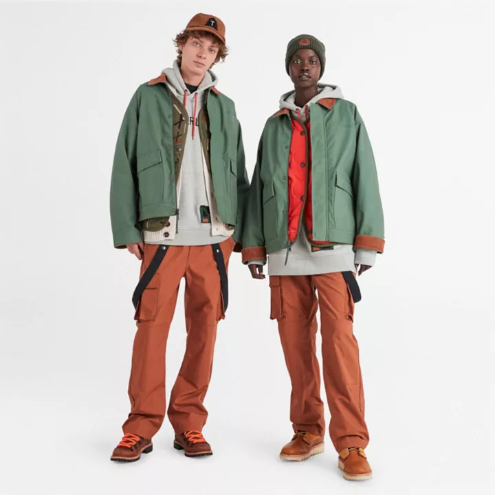 Timberland x Nina Chanel Abney 3-in-1 Chore Jacket in Green