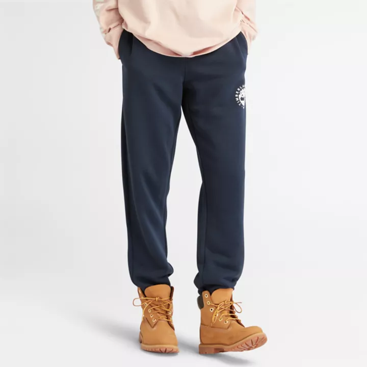 All Gender Refibra Logo Sweatpants in Navy