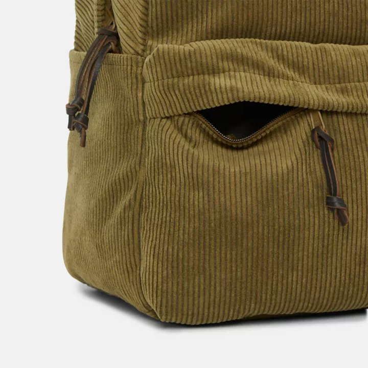 Timberland Elevated Cord Backpack in Green