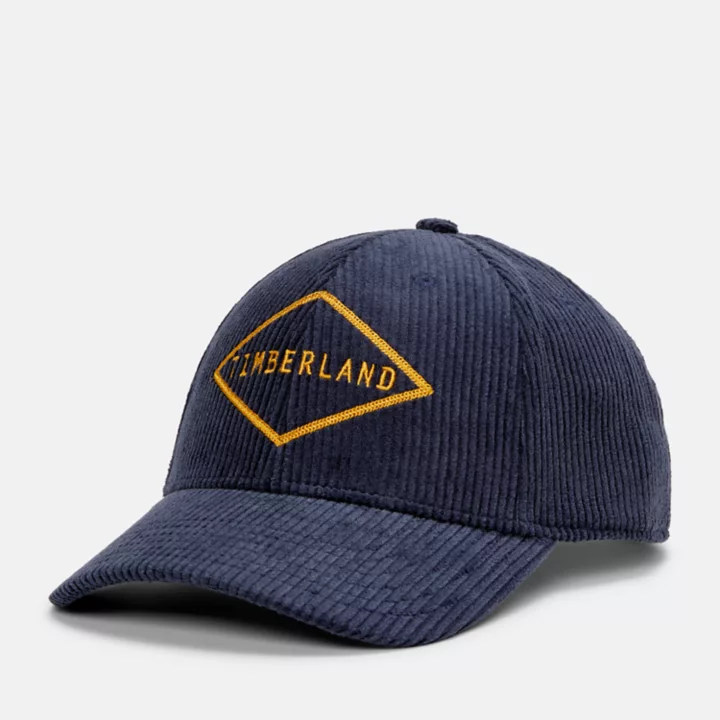 All Gender Corduroy Cap in Navy