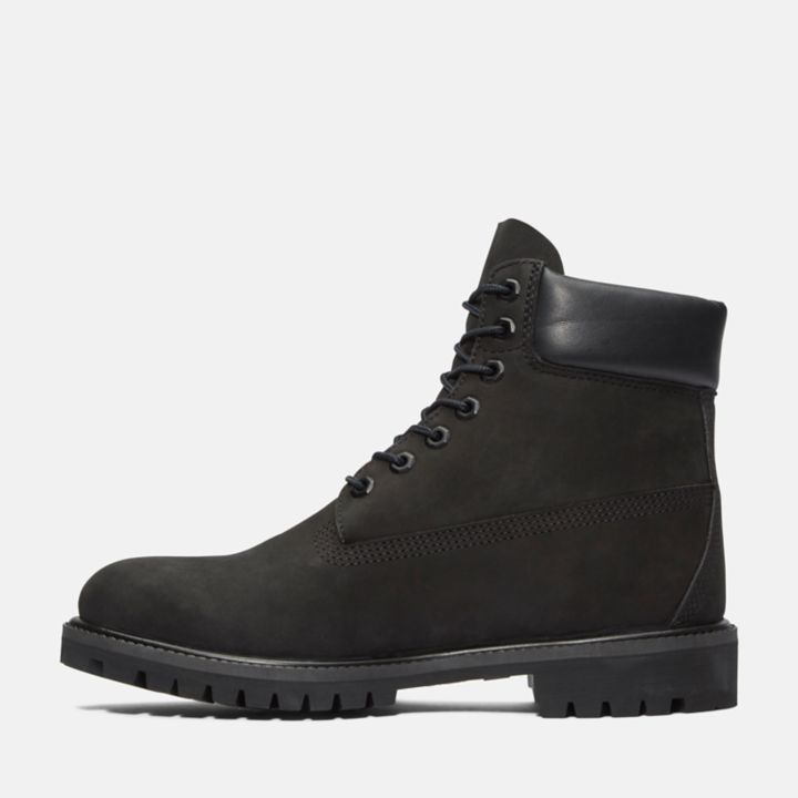 Premium 6 Inch Boot for Men in Black