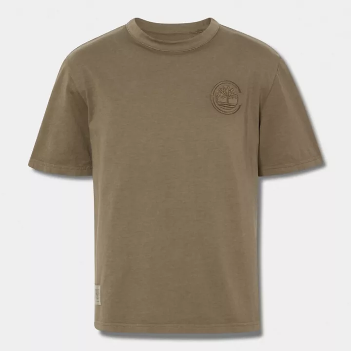 All Gender Timberland x CLOT Future73 SS Tee in Dark Green