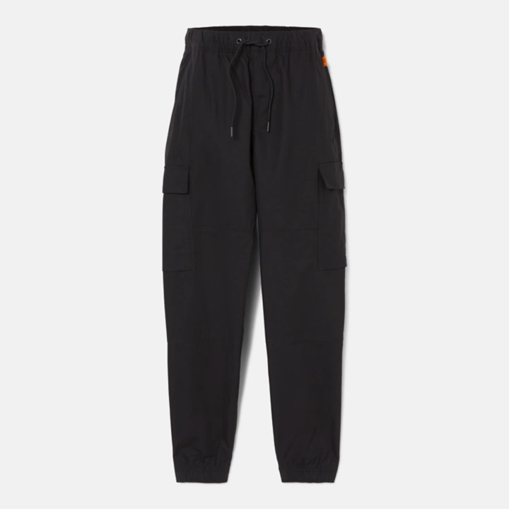 Utility Cargo Jogger for Men in Black