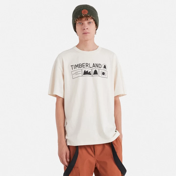 Timberland x Nina Chanel Abney T-Shirt in White