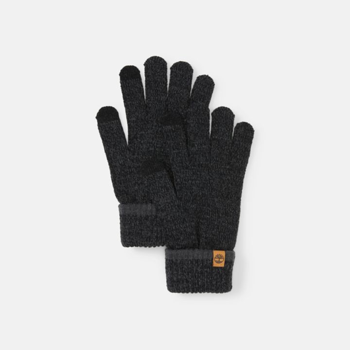 All Gender Marled Magic Glove in Black