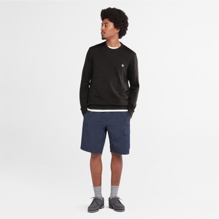 Williams River Crewneck Jumper for Men in Black