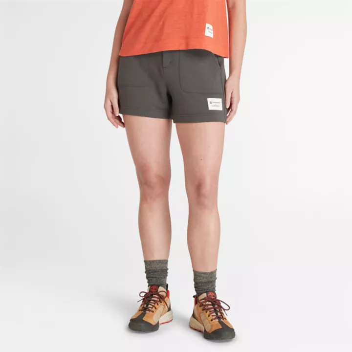 Timberland x Icebreaker Merino Terry Chino Shorts for Women in Dark Grey