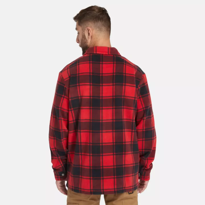 Timberland PRO Gritman Heavyweight Fleece Shirt for Men in Red