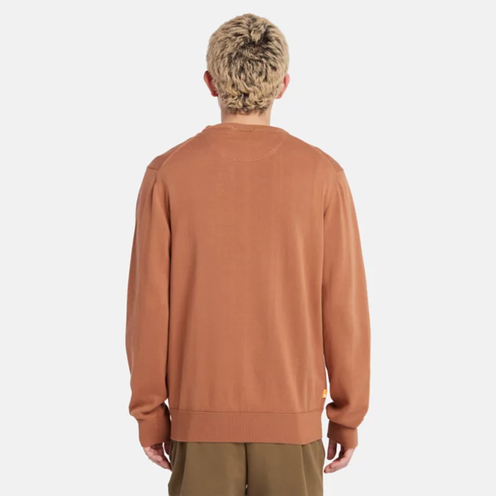 Williams River Crewneck Jumper for Men in Orange