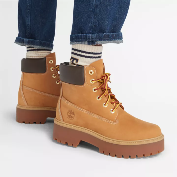 High Waist Hemp Denim Jeans for Women in Dark Blue