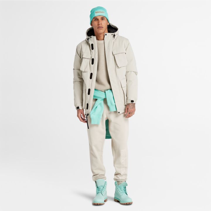 Tuck Crewneck Jumper for Men in Grey