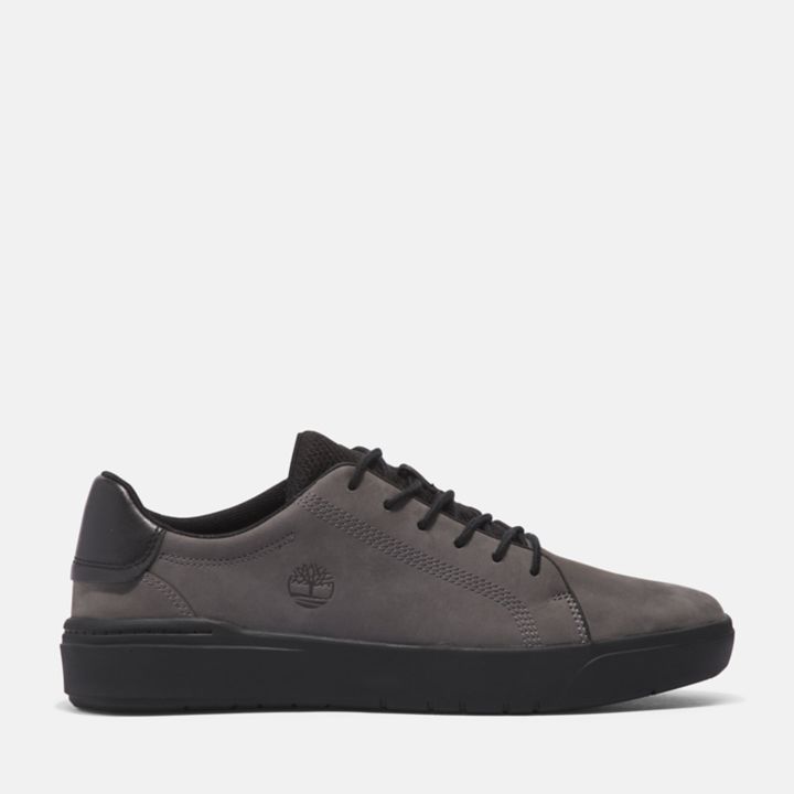 Seneca Bay Leather Trainer for Men in Grey