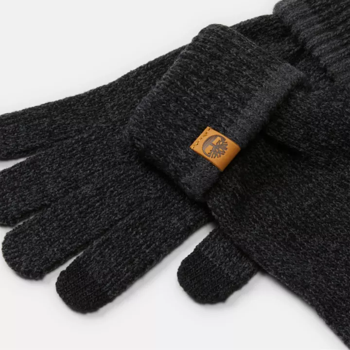 All Gender Marled Magic Glove in Black