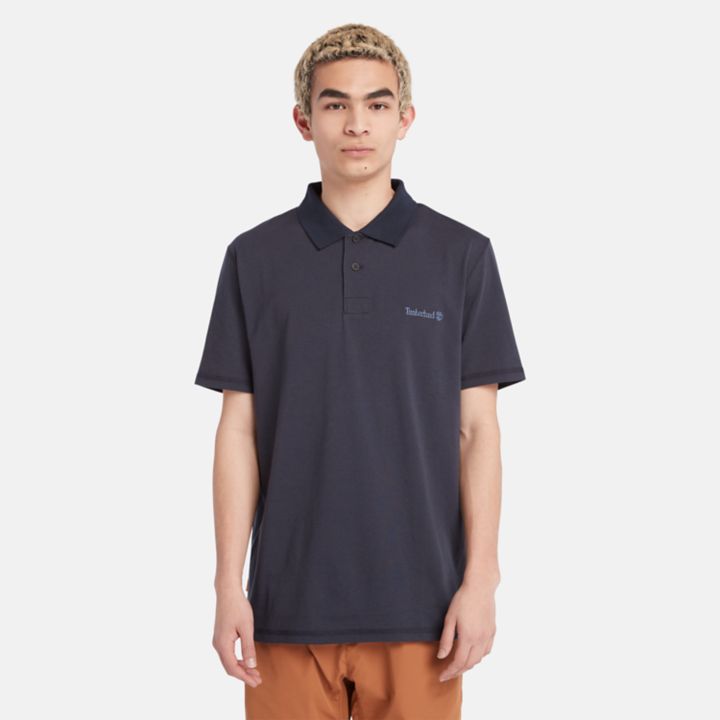 Wicking Polo Shirt for Men in Navy