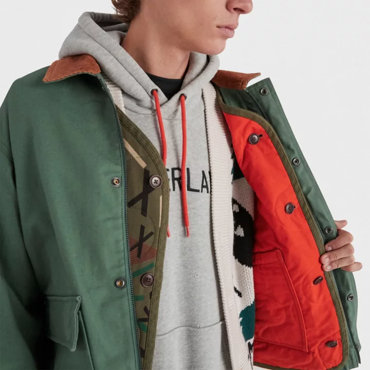 Timberland x Nina Chanel Abney 3-in-1 Chore Jacket in Green