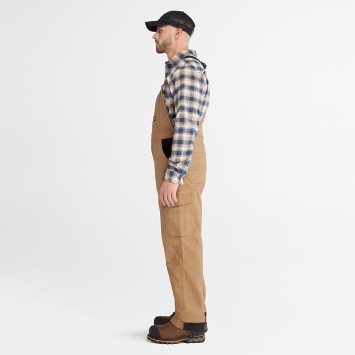Timberland PRO Ironhide Flex Bib Overalls for Men in Yellow