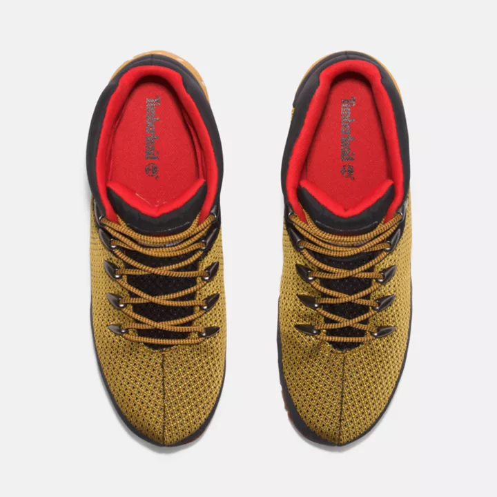 Euro Sprint Waterproof Hiking Boot for Men in Yellow/Black