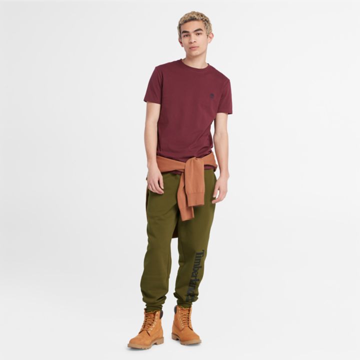 Logo Tracksuit Bottoms for Men in Green