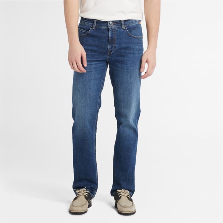 Stretch Core Jeans for Men in Navy or Indigo