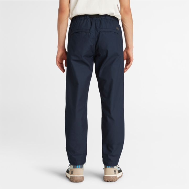 Comfort Stretch Trousers for Men in Navy