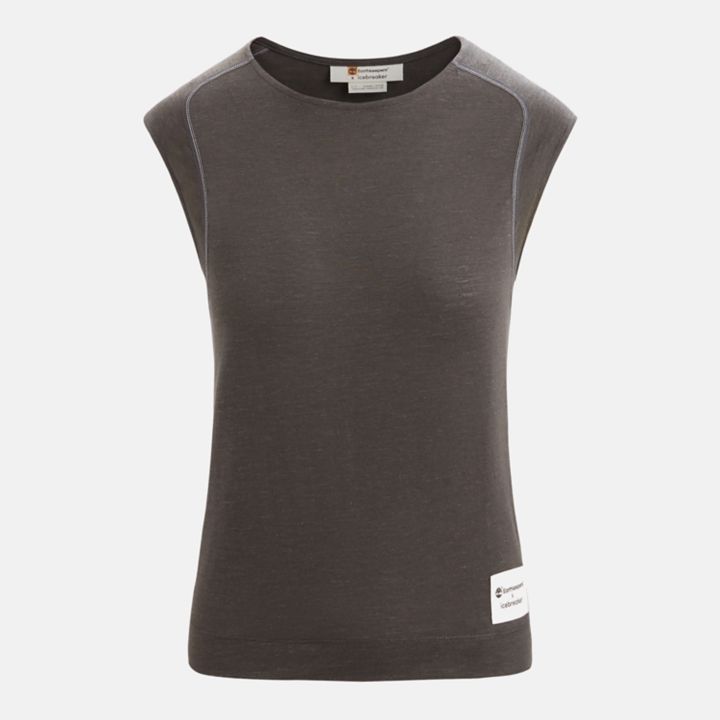 Timberland  x Icebreaker Merino Sleeveless Top for Women in Dark Grey