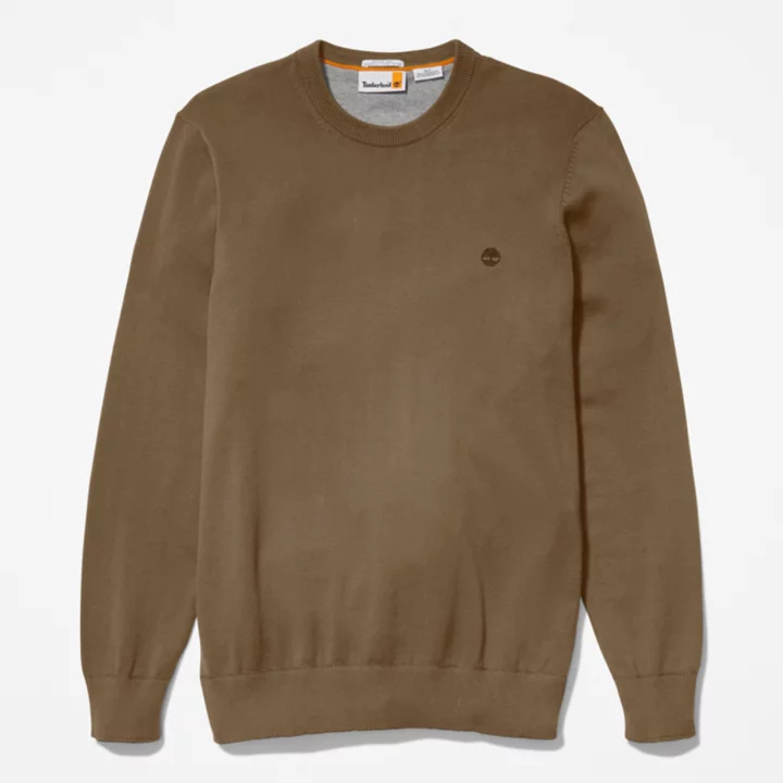 Williams River Crewneck Jumper for Men in Dark Green