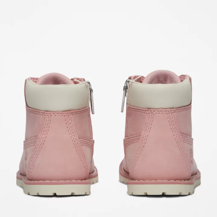 Pokey Pine 6 Inch Boot for Toddler in Light Pink