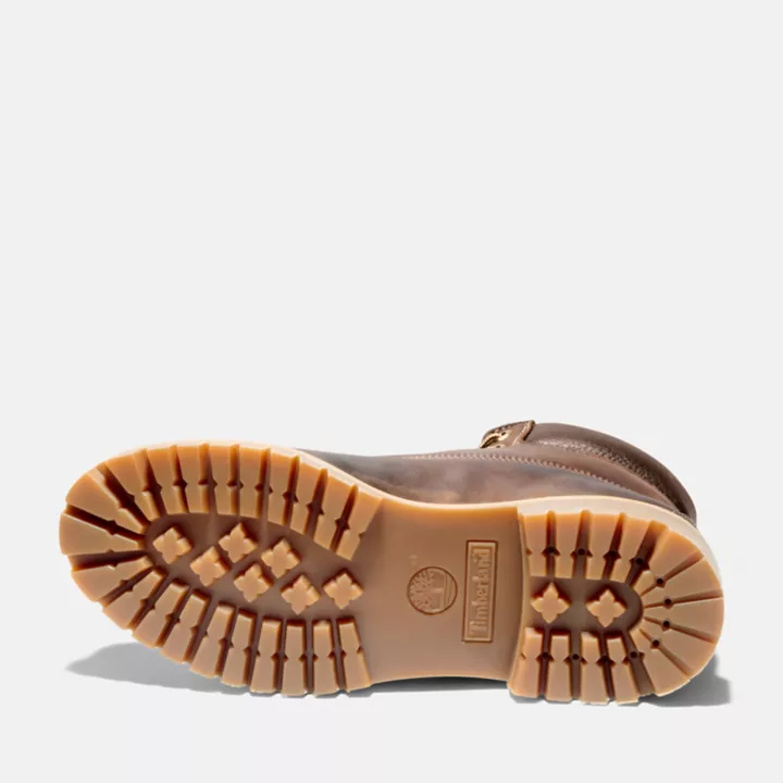 Timberland Premium 6 Inch Waterproof Heritage  Boot for Men in Dark Brown