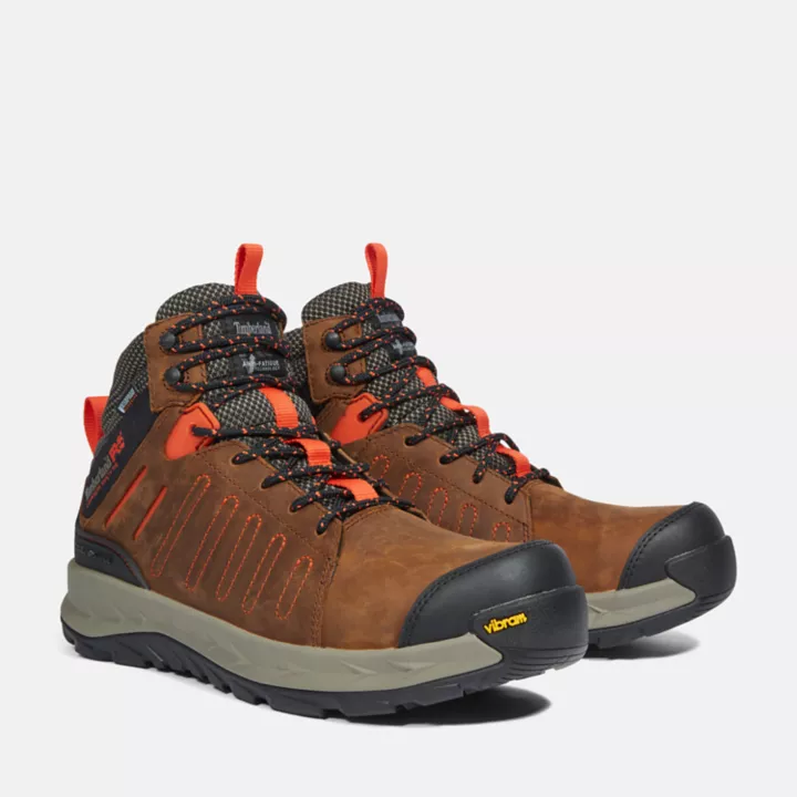Trailwind Comp-Toe Work Hiker for Men in Brown