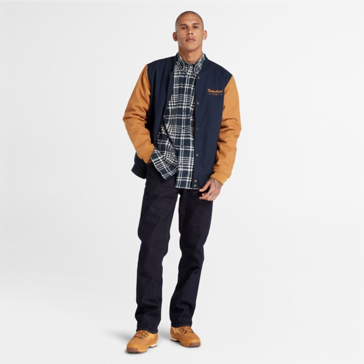 Utility Bomber for Men in Navy