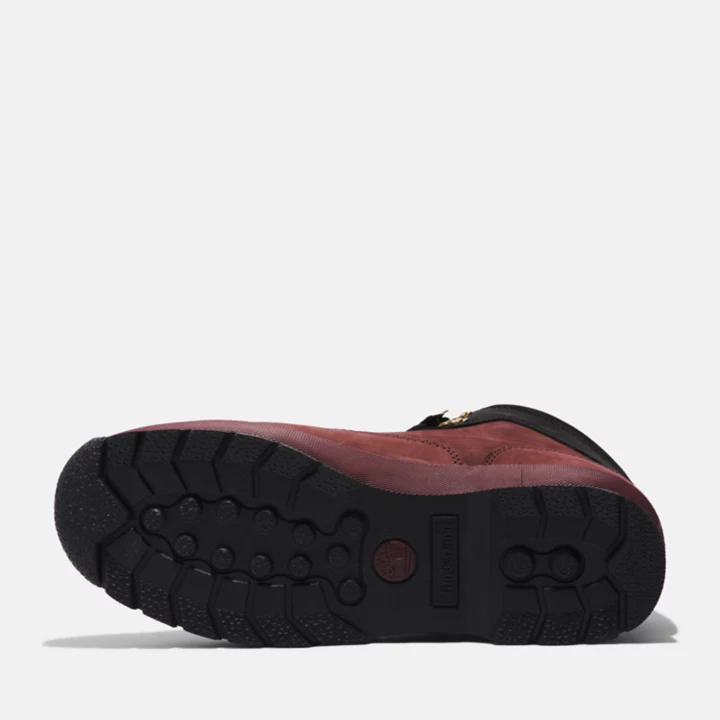 Euro Hiker Leather Boot for Men in Burgundy