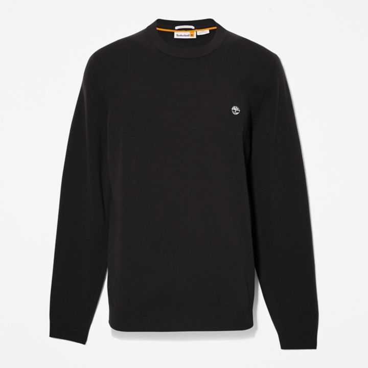 Cohas Brook Crewneck Jumper for Men in Black