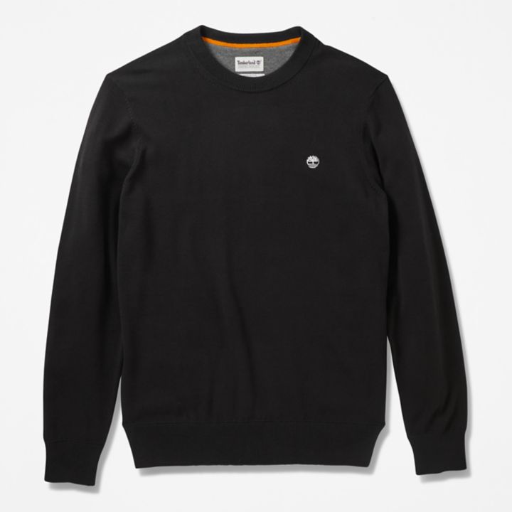 Williams River Crewneck Jumper for Men in Black