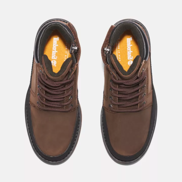 Courma Kid 6 Inch Boot for Youth in Dark Brown