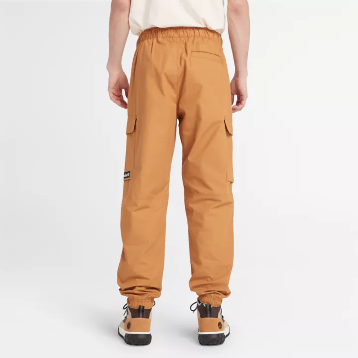 Utility Cargo Jogger for Men in Orange