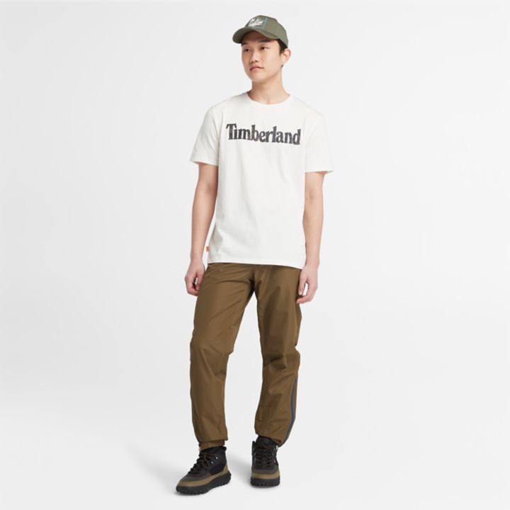 Camo Logo T-Shirt for Men in White