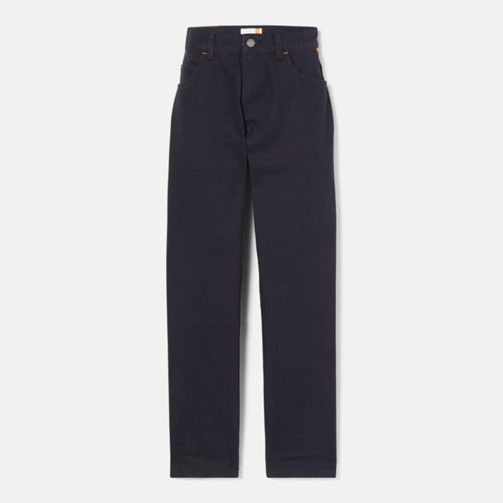 Sandown 5-Pocket Straight Trousers for Men in Navy
