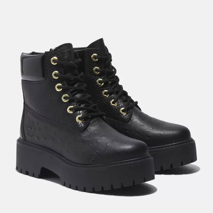 Stone Street Timberland Premium Platform Boot for Women in Black