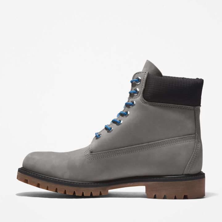 Bottine 6-inch Timberland Premium pour homme en gris/bleu