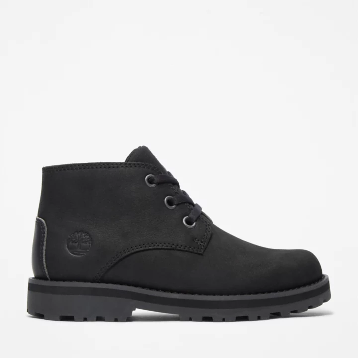 Courma Kid Chukka Boot for Junior in Black