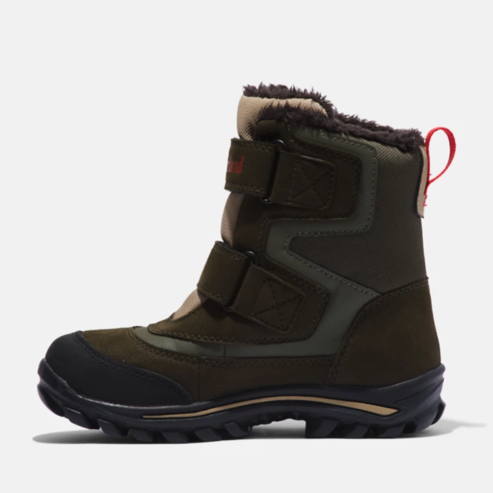 Chillberg Waterproof Winter Boot for Junior in Dark Green