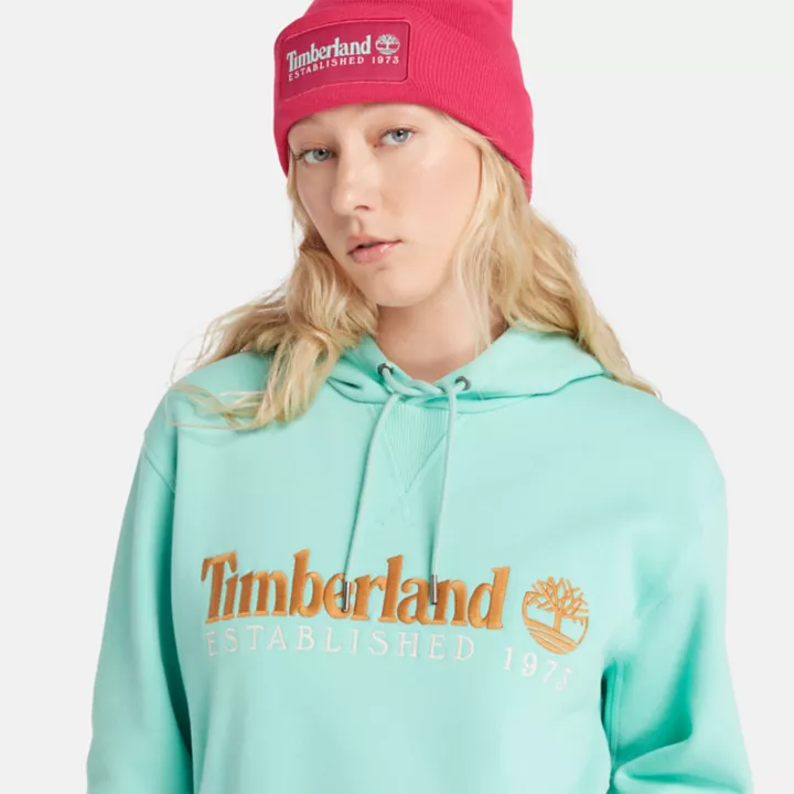 Timberland 50th Anniversary Hoodie Sweatshirt in Teal