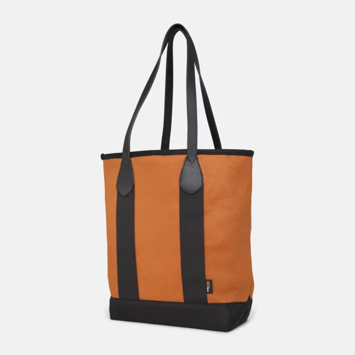 Canvas and Leather Tote for Women in Brown