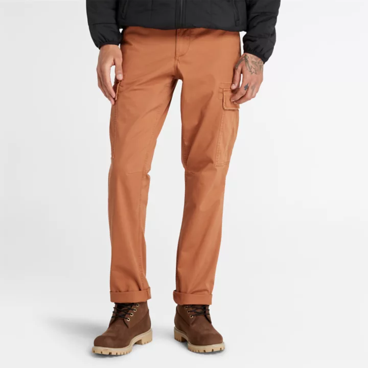 Core Cargo Trousers for Men in Brown
