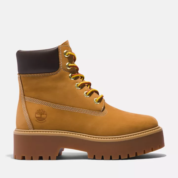 Stone Street Timberland Premium Platform Boot for Women in Yellow