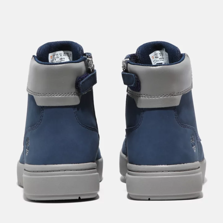 Seneca Bay 6 Inch Side-zip Boot for Junior in Navy